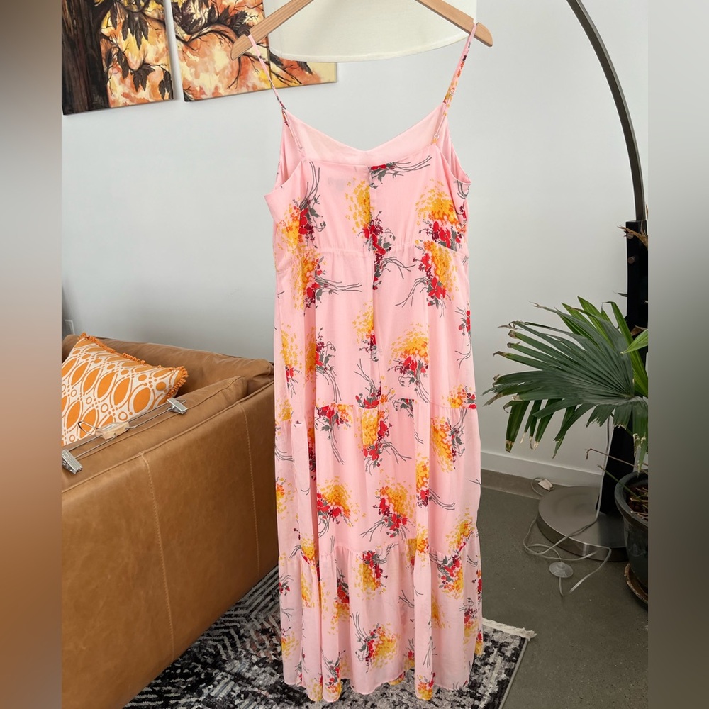 J. Crew Mercantile Floral Bouquet Tiered Maxi Dress - Picture 3 of 5